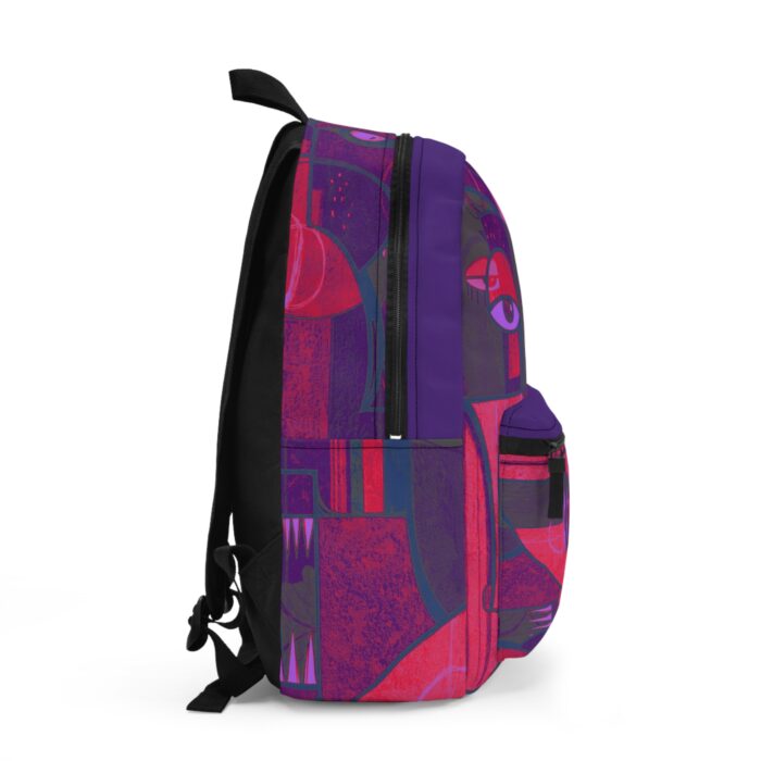 Cubism Abstract Eye Design Backpack - Image 2