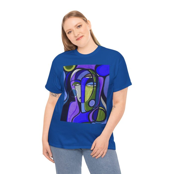 Artistic Unisex Cotton Tee - Unique Graphic Shirt, Casual Wear, Gift for Art Lovers, Trendy Summer Top, Birthday Present - Image 13