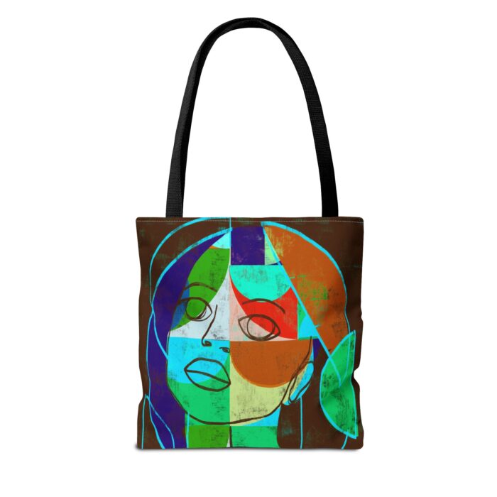 Colorful Unisex Abstract Art Tote Bag, Chic Reusable Shopping Tote, Statement Bag, Gift for Art Lovers, Eco-Friendly Carrier - Image 7