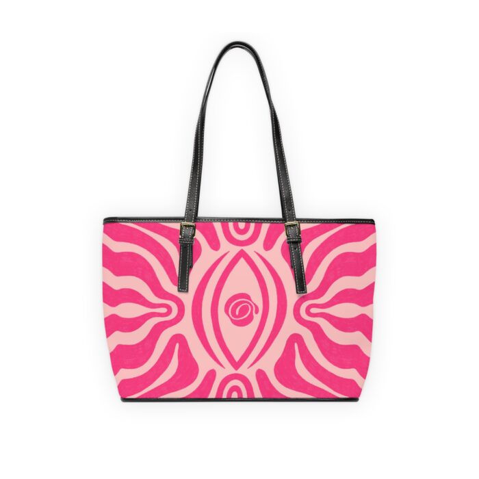 Stylish PU Leather Shoulder Bag with Floral Design, Trendy Tote, Gift for Her, Everyday Use, Fashionable Handbag, Summer Accessory - Image 3