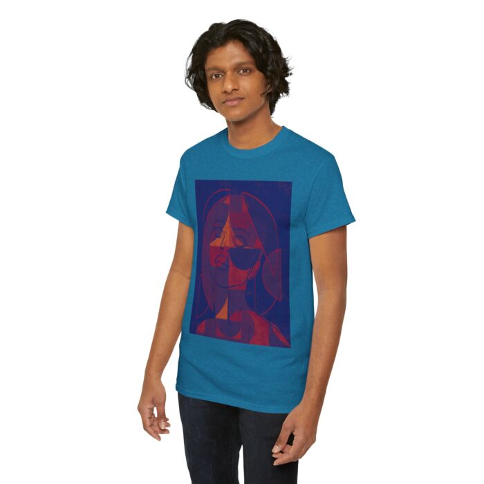 Artistic Unisex Heavy Cotton Tee - Stylish Statement Shirt for Art Lovers, Cool Graphic Tee, Gift for Him/Her, Casual Wear, Unique Design - Image 13