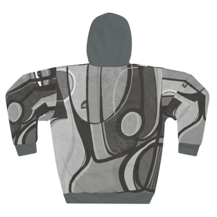 Artistic Unisex Pullover Hoodie - Abstract Design for Creative Souls - Image 3