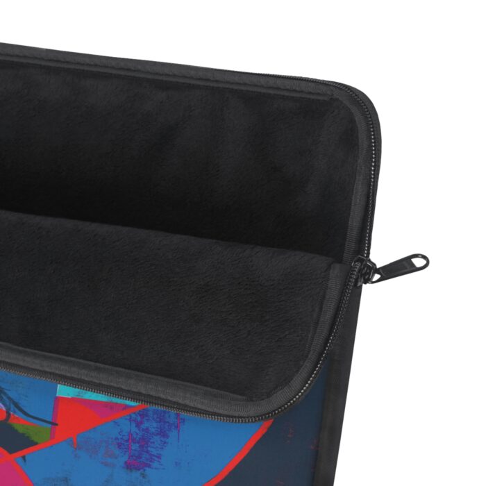 Colorful Abstract Laptop Sleeve, Artistic Sleeve for MacBook, Vibrant Laptop Bag, Unique Tech Accessory, Gift for Students & Creative Professionals - Image 9