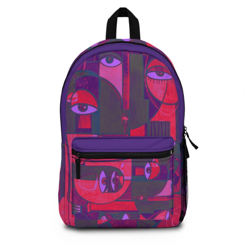 Cubism Abstract Eye Design Backpack