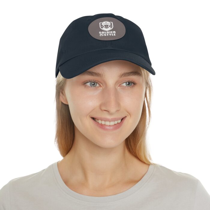 Stylish Dad Hat with Leather Patch, Trendy Baseball Cap, Casual Gift for Father's Day, Summer Accessory, Cool Everyday Wear - Image 14