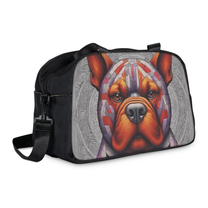 Stylish Fitness Handbag with Dog Design, Gym Tote, Workout Bag, Pet Lover's Bag, Eco-Friendly Gym Partner - Image 2