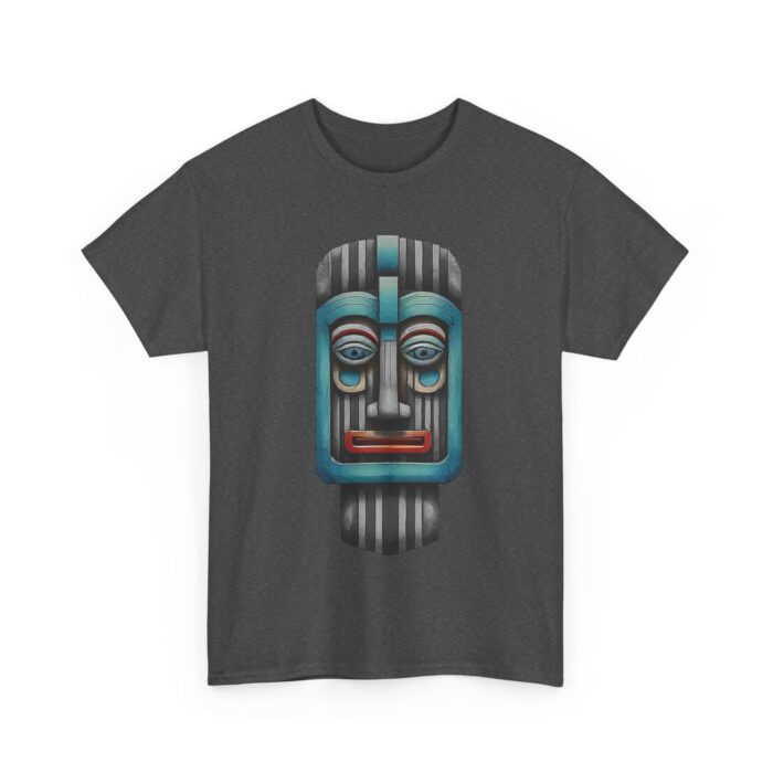 Tribal Art Unisex Heavy Cotton Tee, Ethnic Graphic Shirt, Bohemian Fashion, Gift for Him/Her, Festival Wear, Casual Streetwear - Image 10