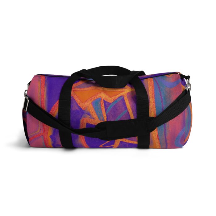 Colorful Art Duffel Bag - Stylish Gym Bag, Weekend Travel Tote, Unique Sports Luggage, Vibrant Workout Accessory, Eye-Catching Carryall - Image 5