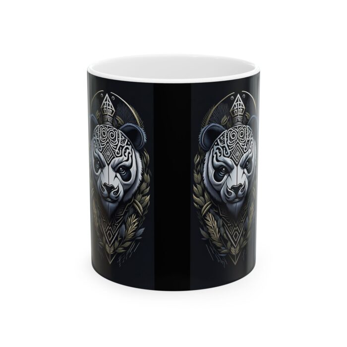 Artistic Panda Mug, Unique Ceramic Mug, Gift for Animal Lovers, Home Decor, Coffee Lover's Gift, Perfect for Birthdays, Relaxation - Image 2
