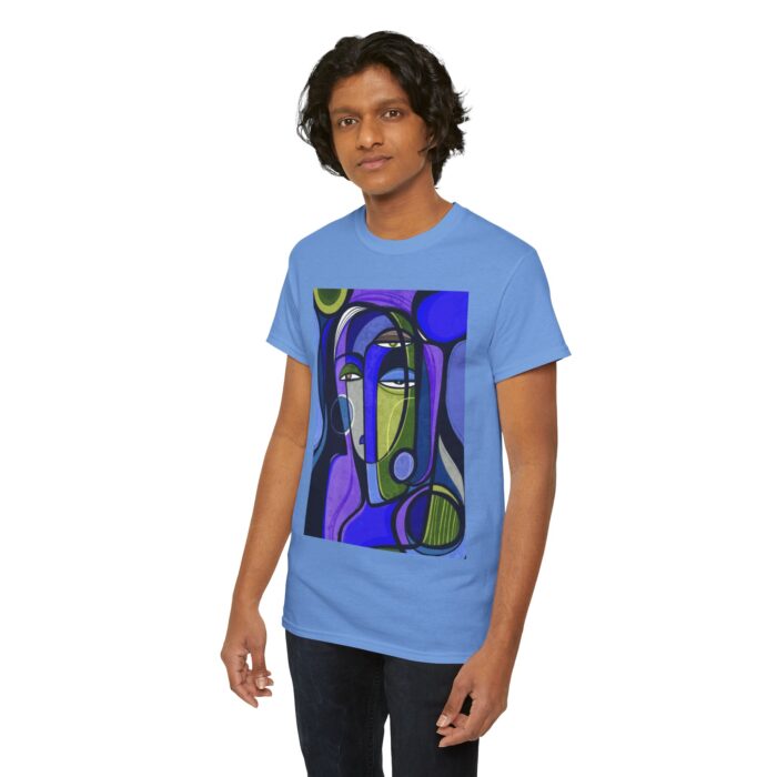 Artistic Unisex Cotton Tee - Unique Graphic Shirt, Casual Wear, Gift for Art Lovers, Trendy Summer Top, Birthday Present - Image 11