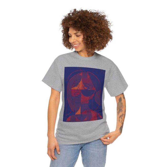 Artistic Unisex Heavy Cotton Tee - Stylish Statement Shirt for Art Lovers, Cool Graphic Tee, Gift for Him/Her, Casual Wear, Unique Design - Image 7