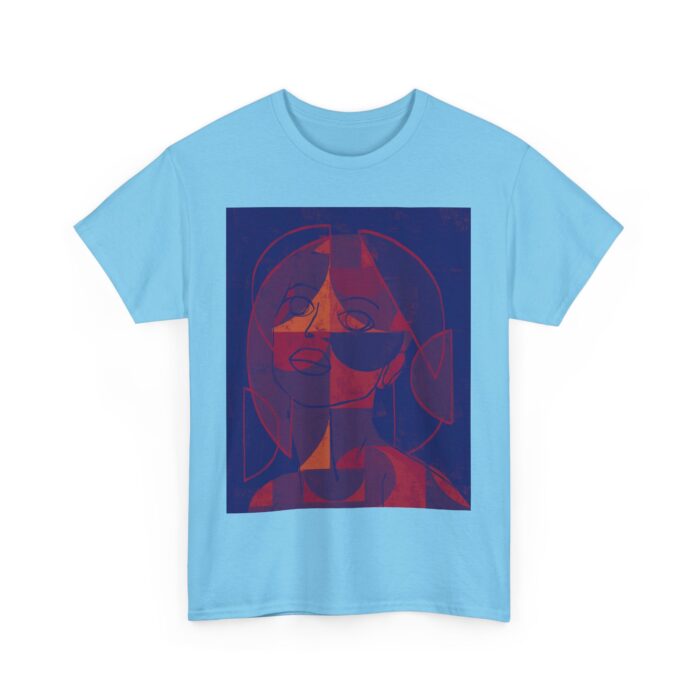 Artistic Unisex Heavy Cotton Tee - Stylish Statement Shirt for Art Lovers, Cool Graphic Tee, Gift for Him/Her, Casual Wear, Unique Design - Image 10