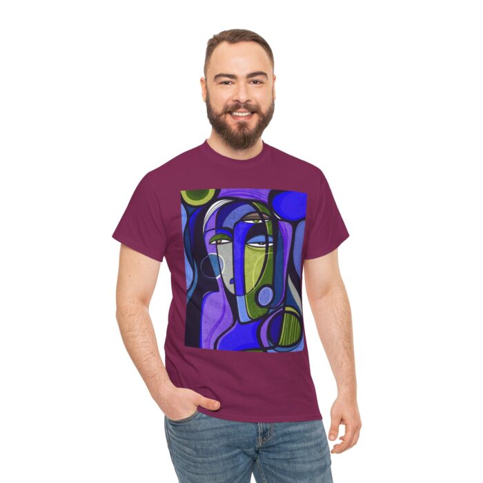 Artistic Unisex Cotton Tee - Unique Graphic Shirt, Casual Wear, Gift for Art Lovers, Trendy Summer Top, Birthday Present - Image 20