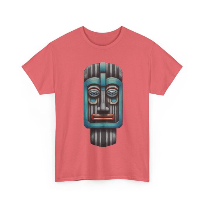 Tribal Art Unisex Heavy Cotton Tee, Ethnic Graphic Shirt, Bohemian Fashion, Gift for Him/Her, Festival Wear, Casual Streetwear - Image 6