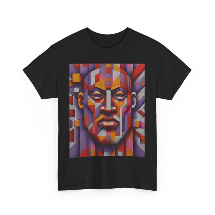 Colorful Abstract Art Tee - Unisex Heavy Cotton Shirt, Graphic Tee, Artistic Apparel, Casual Wear, Unique Gift for Art Lovers - Image 7