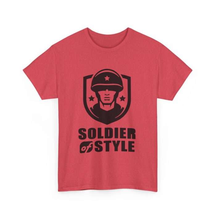 Soldier of Style Unisex Heavy Cotton Tee | Casual Wear, Military Inspired Fashion, Gift for Veterans, Comfortable Everyday T-Shirt - Image 15