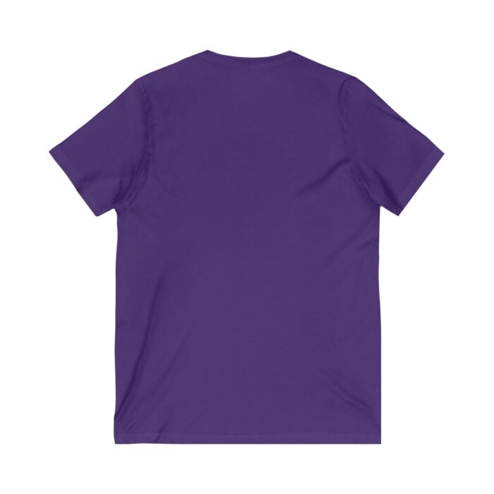 Stylish V-Neck Tee with Abstract Design, Trendy Art Shirt, Gift for Art Lovers, Casual Wear, Unique Fashion Piece - Image 6