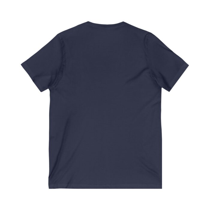 Stylish V-Neck Tee with Abstract Design, Trendy Art Shirt, Gift for Art Lovers, Casual Wear, Unique Fashion Piece - Image 4