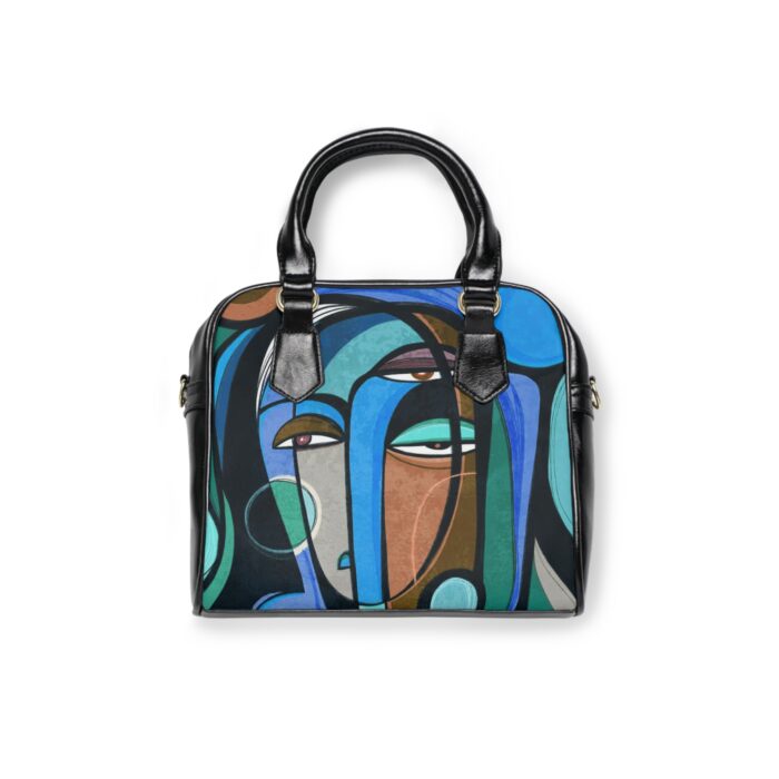 Stylish Shoulder Handbag - Modern Art Design, Chic Tote for Daily Use, Unique Gifts for Her, Fashion Statement Bag, Art Lover's Accessory - Image 2
