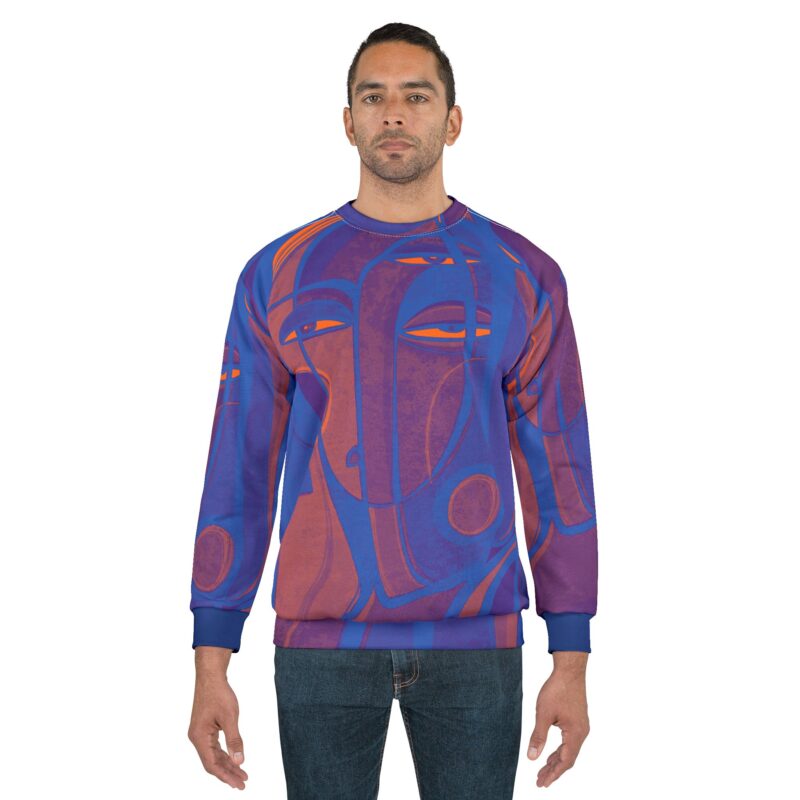 Abstract Art Unisex Sweatshirt - Bold Colorful Design for Creative Souls