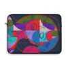Colorful Abstract Laptop Sleeve, Artistic Sleeve for MacBook, Vibrant Laptop Bag, Unique Tech Accessory, Gift for Students & Creative Professionals - Image 2