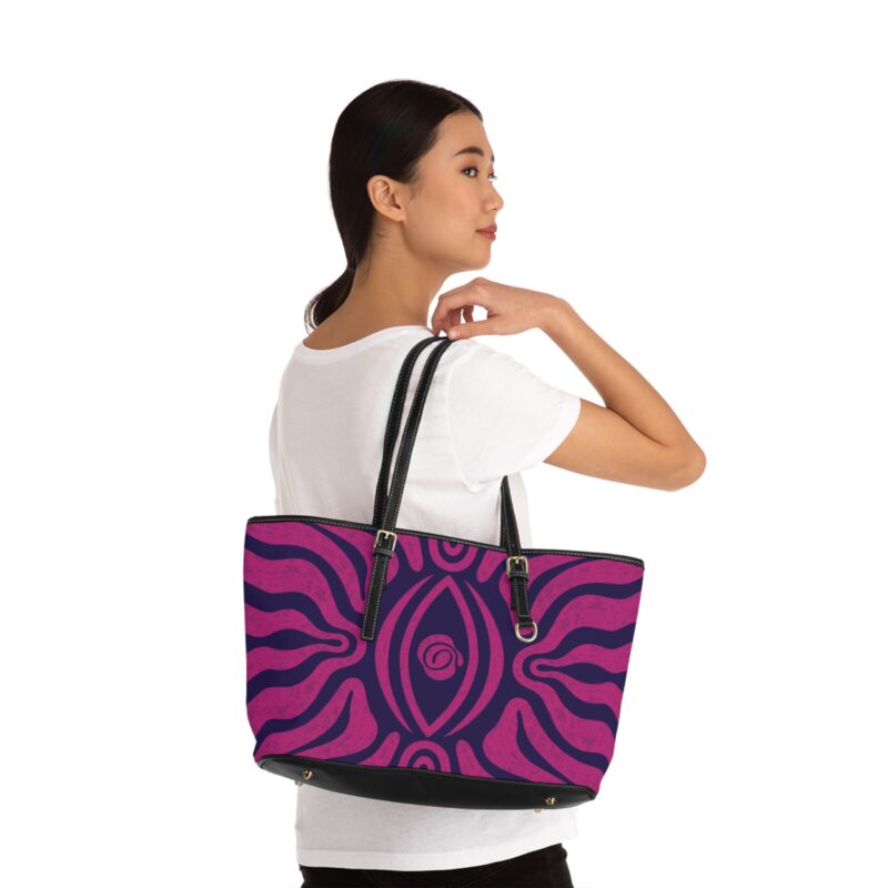 Bohemian PU Leather Shoulder Bag, Stylish Tote, Casual Purse, Vibrant Handbag, Gifts for Her, Trendy Everyday Bag