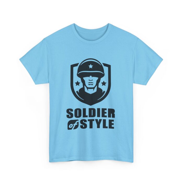 Soldier of Style Unisex Heavy Cotton Tee | Casual Wear, Military Inspired Fashion, Gift for Veterans, Comfortable Everyday T-Shirt - Image 8