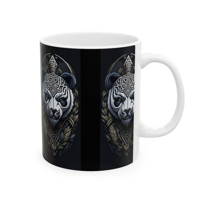 Artistic Panda Mug, Unique Ceramic Mug, Gift for Animal Lovers, Home Decor, Coffee Lover's Gift, Perfect for Birthdays, Relaxation - Image 5